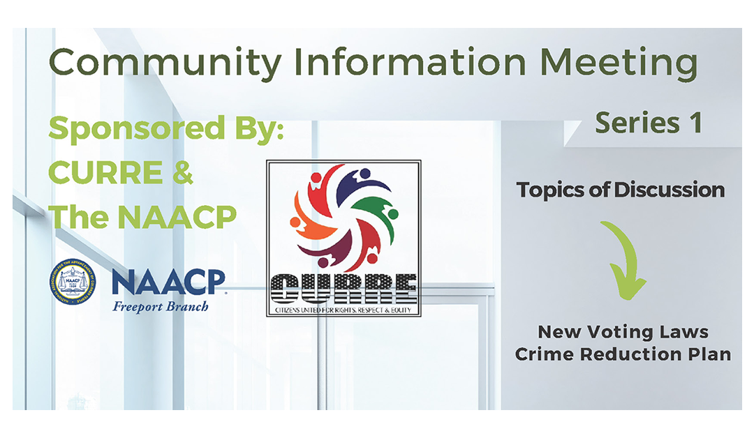Community Information Meeting: Series 1