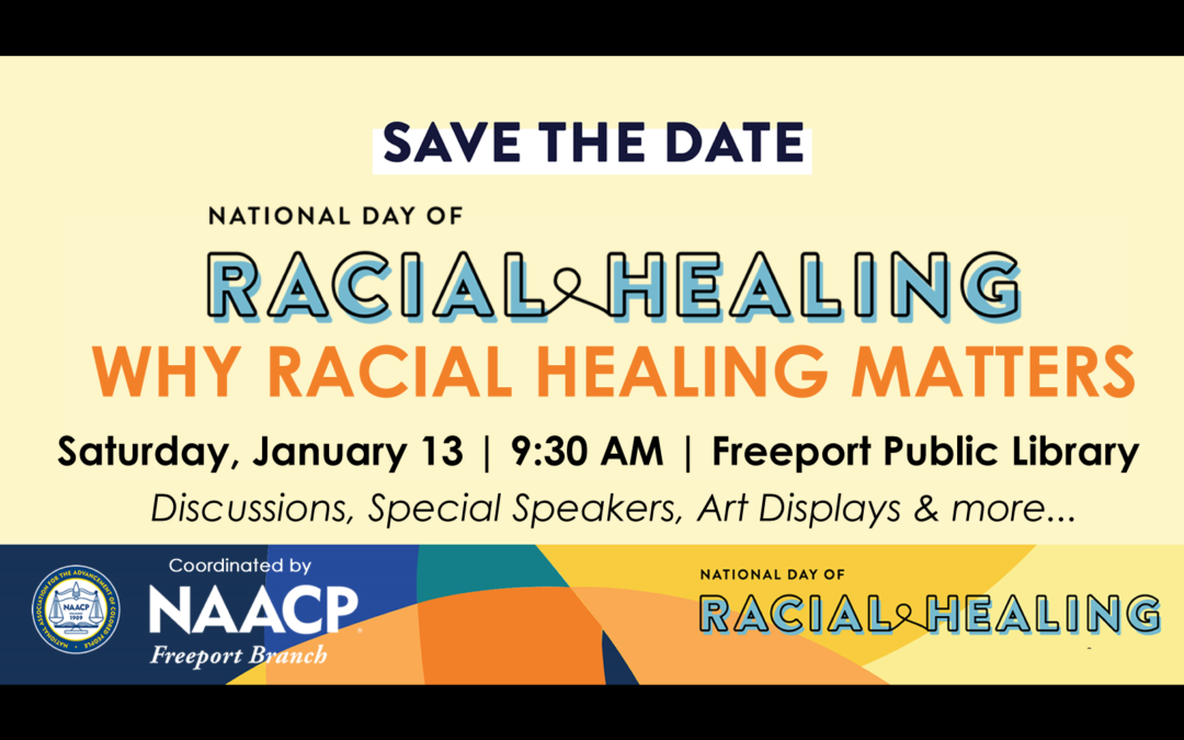 Press Release: National Day of Racial Healing – JAN 13